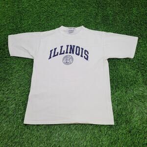 Vintage Illinois Fighting Illini Shirt Womens Large 20x26